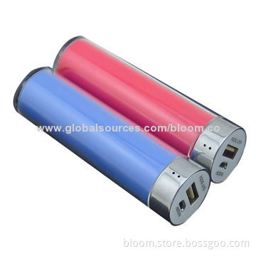 Cylinder 2,200mAh Power Bank Cases for iPhone/iPad/iPod, with CE/FCC/RoHS Mark